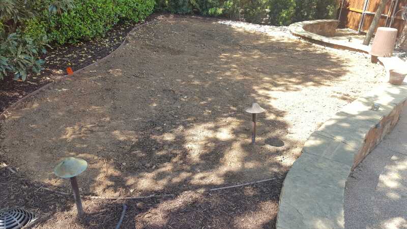 Before Outdoor Putting Installation by Synthetic GreenScapes
